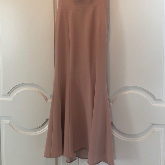 SOLD Jill Jill Stuart deco neckline strapless gown - Picture 5 of 5